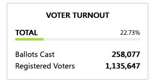2022 primary voter turnout graphic